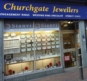 Churchgate Jewellers Shop Front
