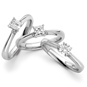 silver diamond engagement rings