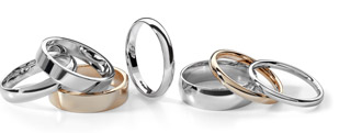 plain wedding rings 