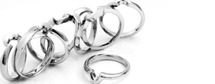 shaped wedding rings