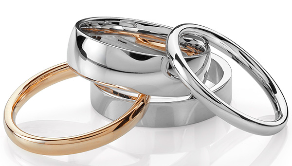plain wedding rings