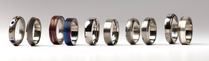 titanium wedding rings