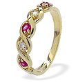 gemstone eternity ring