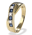 gemstone eternity ring