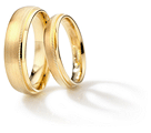 gold patterned wedding rings
